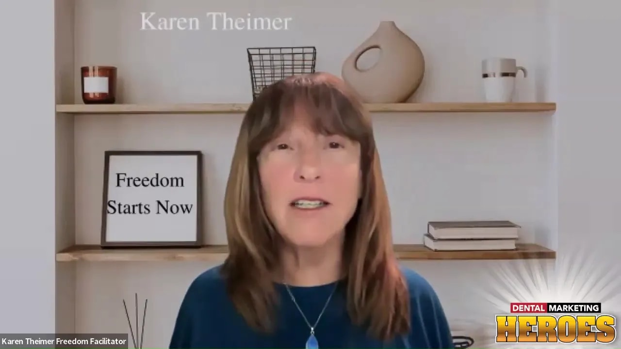 Karen Theimer discussing morning breath check-in and stress-free flow freedom